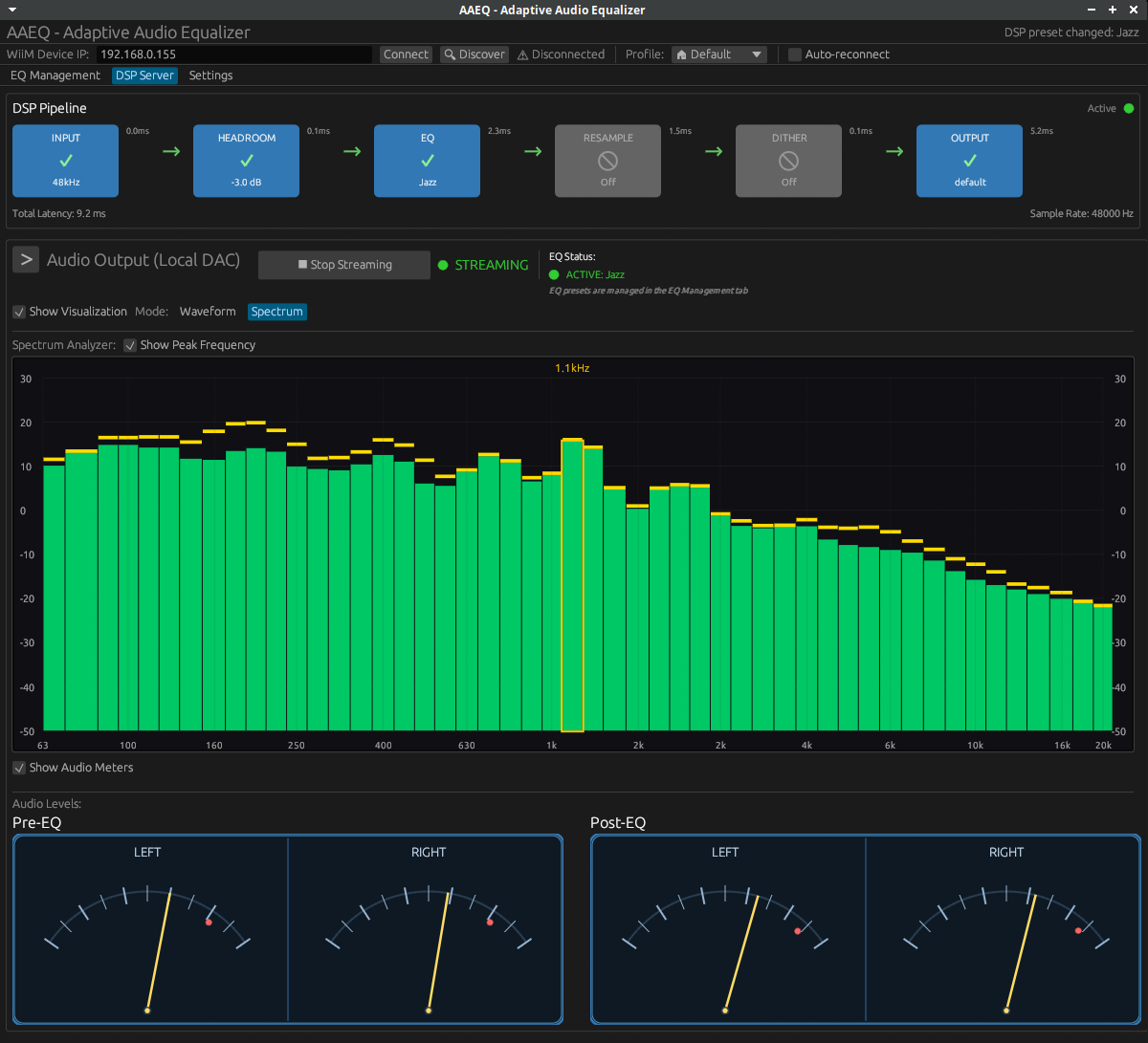 AAEQ UI Screenshot 2